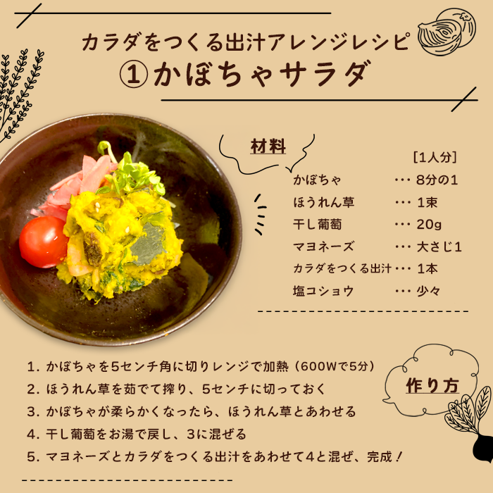 レシピ かぼちゃサラダ