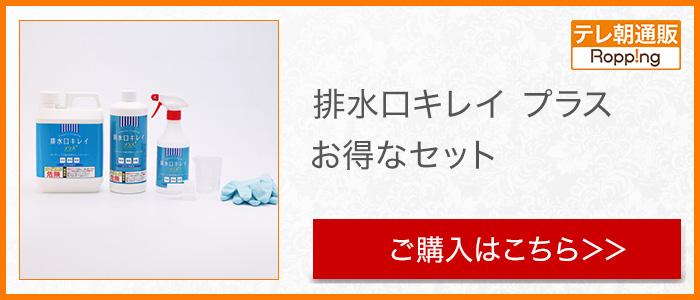 業務用カビ・ヌメリクリーナー【排水口キレイ プラス】 お得な大容量 