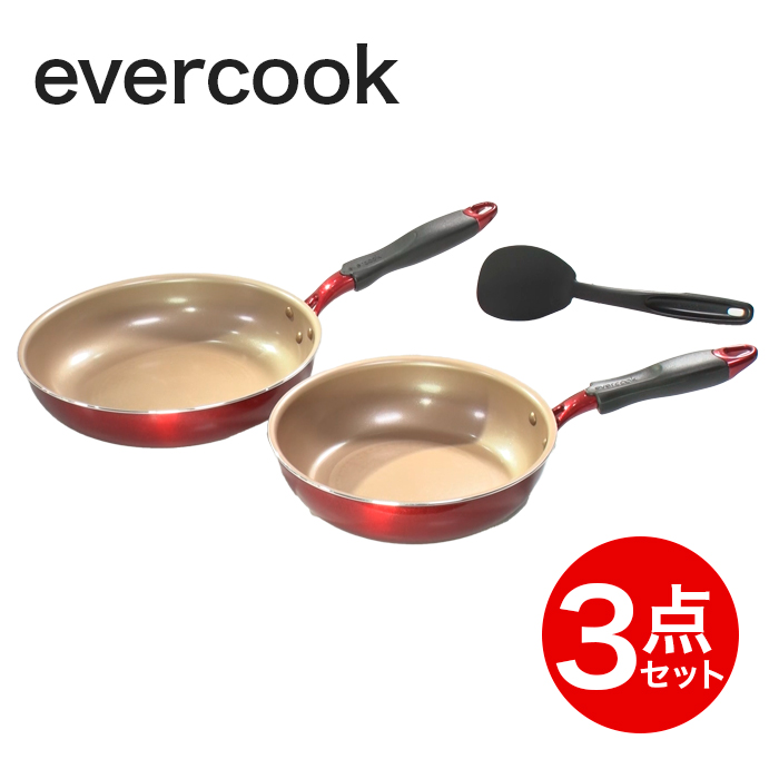 人気再入荷evercook α フライパン＆鍋 10点セット 鍋/フライパン