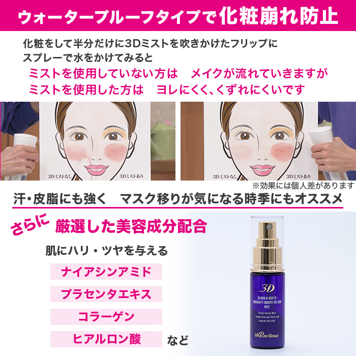 スリーセンス メイク崩れ防止＆ 小じわカバー＆ トーンアップ