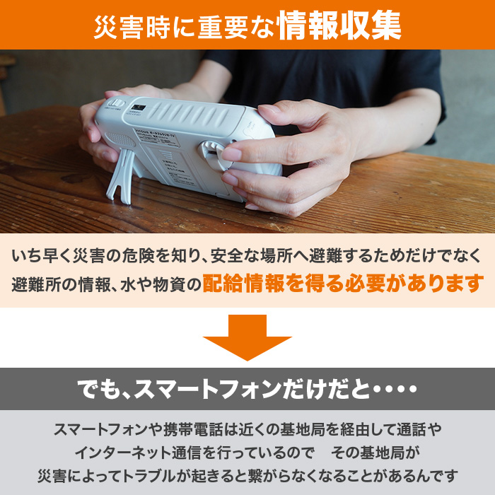 innowa buddy ポータブルテレビ手回し防災ラジオ 防災用ポータブルラジオ・テレビ innowa buddy | 999-111325