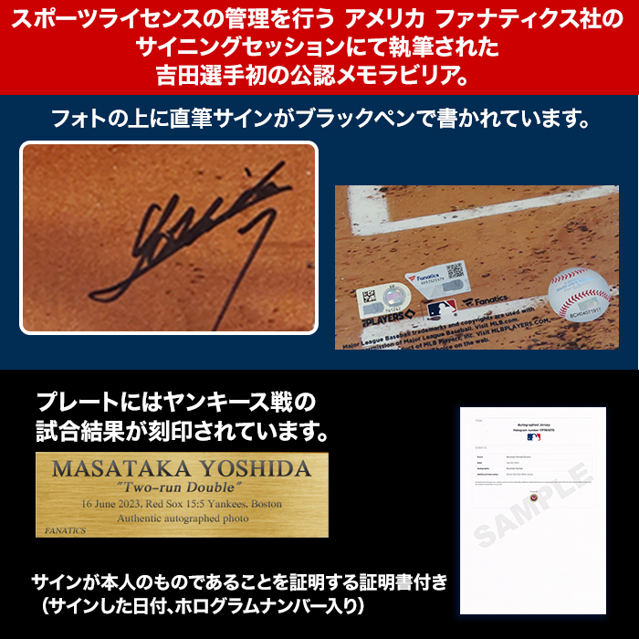 吉田正尚 実使用 直筆 サイン バット オリックス レッドソックス バファローズ 吉田正尚がレッドソックス入団！ ボストン初の日本人野手誕生