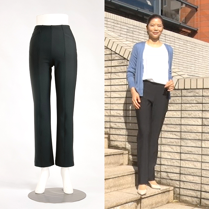 プレミアム美脚パンツ【ストレッチタイプ】【股下64cm】 | 999