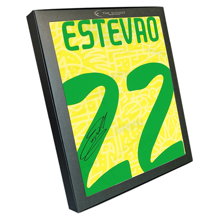 【2024年】高評価レビューアイテム特集 エステバン直筆サイン入りブラジル代表2024ホームユニフォーム サッカーボール