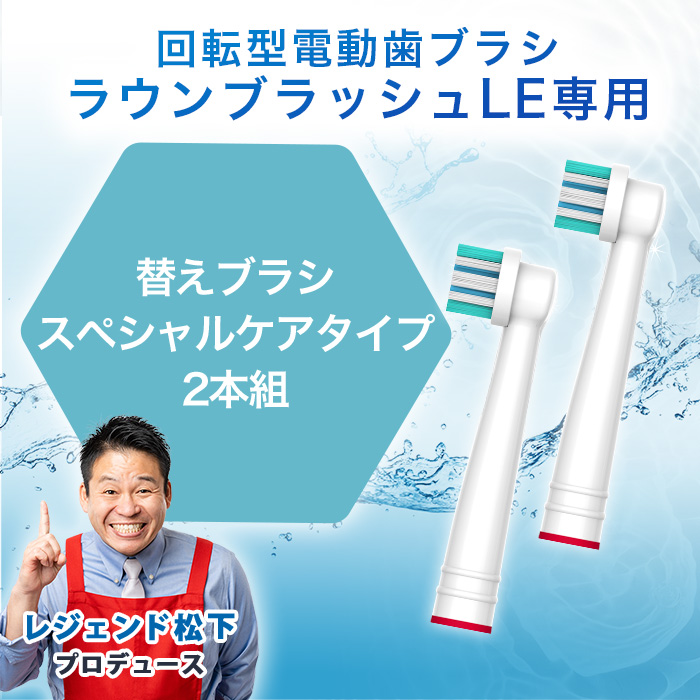 ラウンブラッシュLE専用 スペシャルケアブラシ2本組 | 999-112023