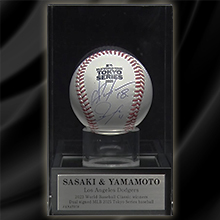 イチロー直筆サイン入りMLB公式試合球 特製フレーム(”HOF25”添書き入り