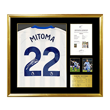 三笘薫 直筆サイン入りブライトン24/25ホームユニフォーム特製フレーム 三笘薫 直筆サイン入りブライトン24/25ホームユニフォーム特製フレーム