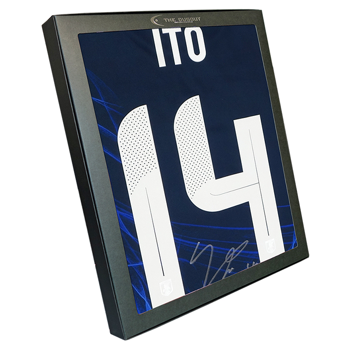 伊東純也 直筆サイン入り日本代表2024ホームユニフォーム | 999-112237