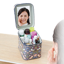 モリスワールドコレクション ミラー付コスメボックス