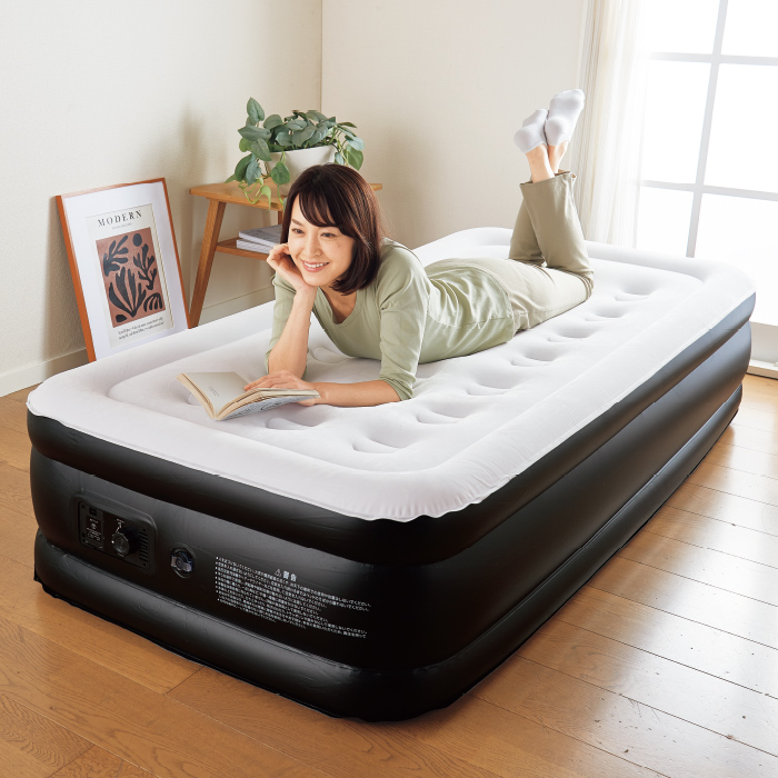 エアーヨーン ダブル 電動エアーベッド - 簡易ベッド・折りたたみベッド
