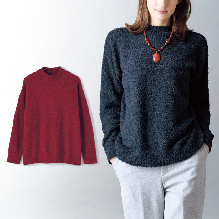 モックネックニットプルオーバー | 999-306057 | 【公式】テレビ