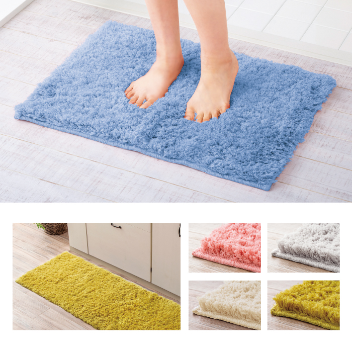 コスモトロン＞ふわふわバスマット 50×70cm | 999-306981
