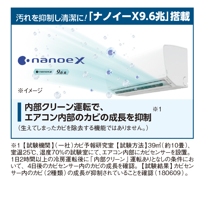 2024年型 パナソニック ナノイー空気清浄機能付きエアコン「エオリア」 6畳用 下取りあり