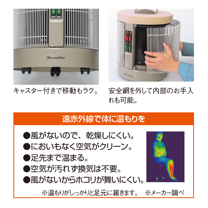 遠赤外線パネルヒーター「暖話室」