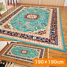 ウォッシャブル手触りすべすべカーペット 190x190cm ウォッシャブル手触りすべすべカーペット 190x190cm