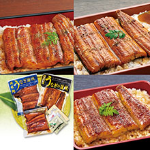 国産うなぎの蒲焼食べくらべ 国産うなぎの蒲焼食べくらべ