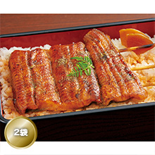 浜名湖産うなぎ蒲焼 2袋 浜名湖産うなぎ蒲焼 2袋