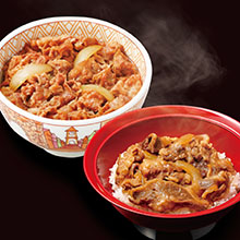 すき家牛丼の具5食x牛カルビ丼の具5食