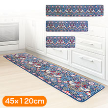 モリスワールドコレクション 洗えるキッチンマット 45x120cm モリスワールドコレクション 洗えるキッチンマット 45x120cm