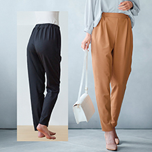 <be Natural(R)>骨盤底筋サポートテーパードパンツ <be Natural(R)>骨盤底筋サポートテーパードパンツ