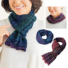 日本製かすり糸使いのやわらかネックウェア マフラー