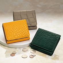 クロコダイル コンパクト財布 クロコダイル コンパクト財布