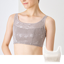 バストすっきりさらしブラ2色組(同サイズ)