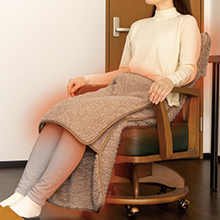 極暖 包み込まれるチェアカバー2枚組