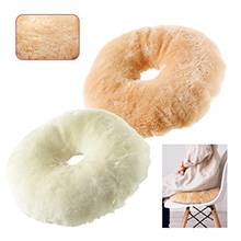 ムートン円座クッション