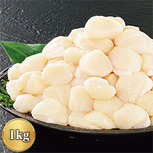 訳あり!北海道オホーツク海産 お刺身ほたて貝柱 1kg 訳あり!北海道オホーツク海産 お刺身ほたて貝柱 1kg