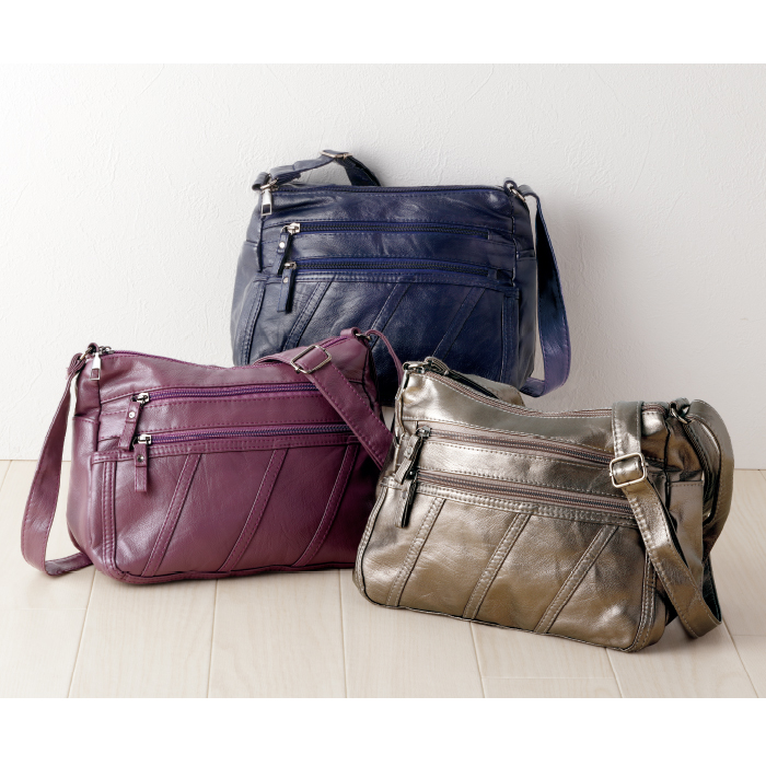 ロベルト・カバッリ　本革　ショルダーバッグ　超希少！ LO HOMME PRESSE／ロ・オム・プレッセ アルカイック 本革