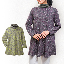 ふくれジャガードチュニック ふくれジャガードチュニック