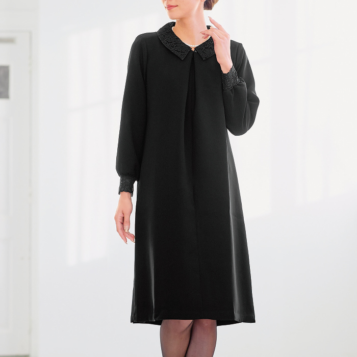 eclaT style(R)BLACK＞大人のフォーマルワンピース M-3L | 999