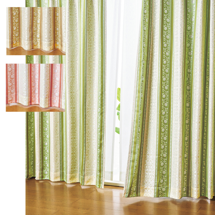 1級遮光ジャカードカーテン 100×200cm2枚組 | 999-308450 | 【公式】