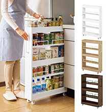 すっきり隠せる隙間ワゴン 幅20cm | 999-308519 | 【公式】テレビ