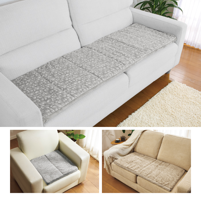 シェニール織 年中使える復活ソファシート 2人掛用 | 999-308528 | 【