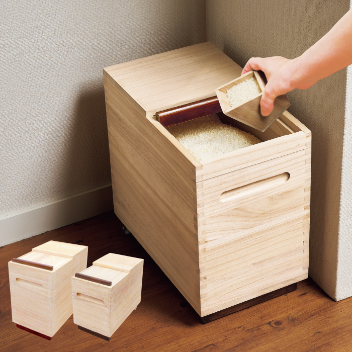 桐製米びつ 10kg | 999-308532 | 【公式】テレビショッピングのRopping