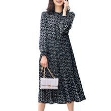 小花柄プリントワンピース