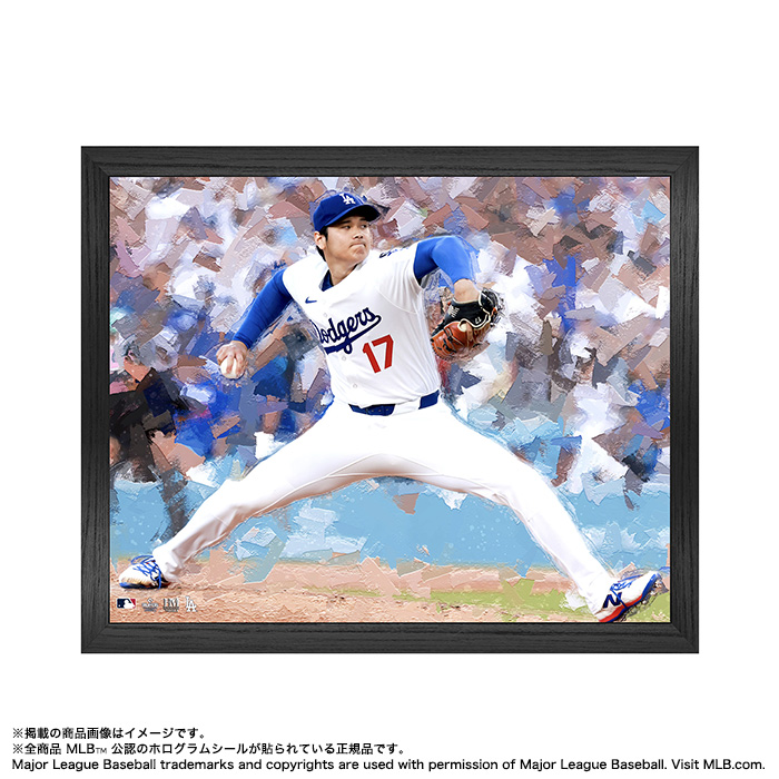 ドジャース 大谷翔平 キャンバスフォトフレーム(投手) | 999-400767