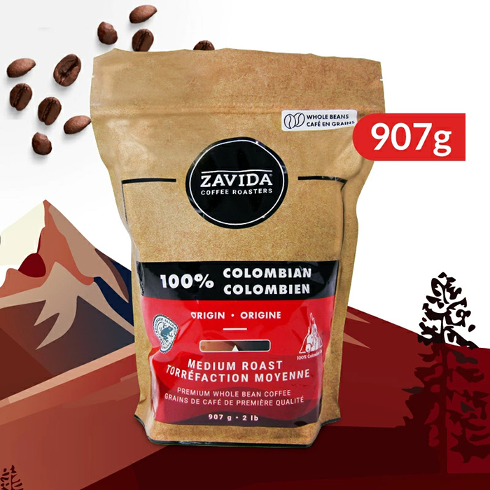 ZAVIDA ザビダコーヒー 100% コロンビアンコーヒー 907g 2lb | 999