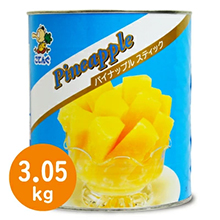 天狗缶詰 パイナップル天狗スティック 1号缶 3050g 天狗缶詰 パイナップル天狗スティック 1号缶 3050g