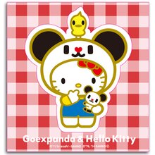 ＜テレ朝通販 Ropping（ロッピング）＞ GOEXPANDA ＆ Hello Kitty ラミネートステッカー画像