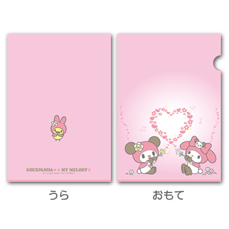 GOEXPANDA×MYMELODY クリアファイル | 905-90W792 | 【公式】テレビ