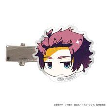 ＴＶアニメ『ブルーロック』から【テレビ朝日限定】グッズが登場！糸師 冴の前髪クリップです！お風呂上りやメイクのとき、おうちでのリラックスタイムなどに★