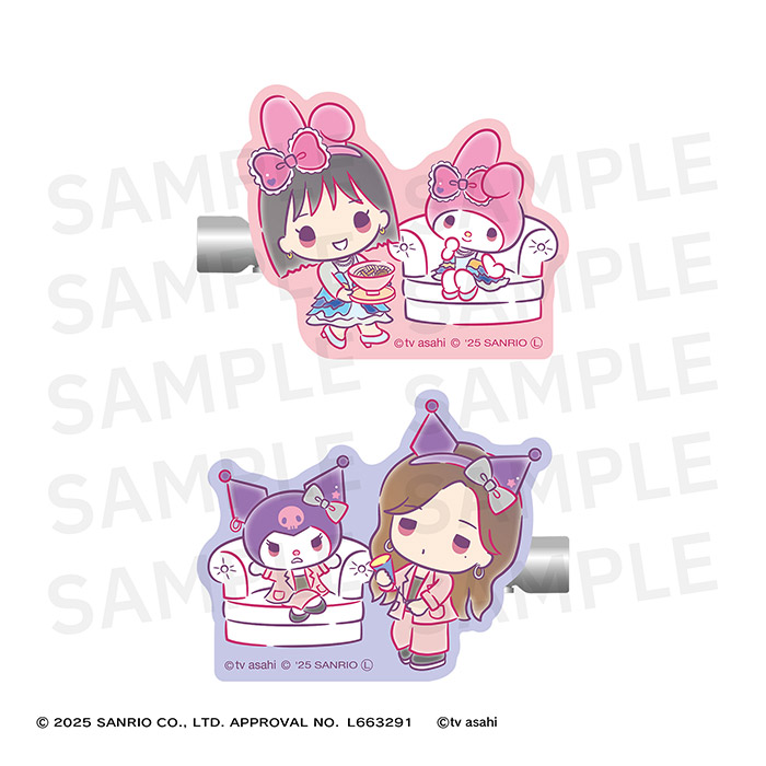 クロミ☘️マスコット　まとめ売り ② キャラクターグッズ　マイメロディ キョコロヒー♥マイメロディ♥クロミ マルチクリップ | 905-927165