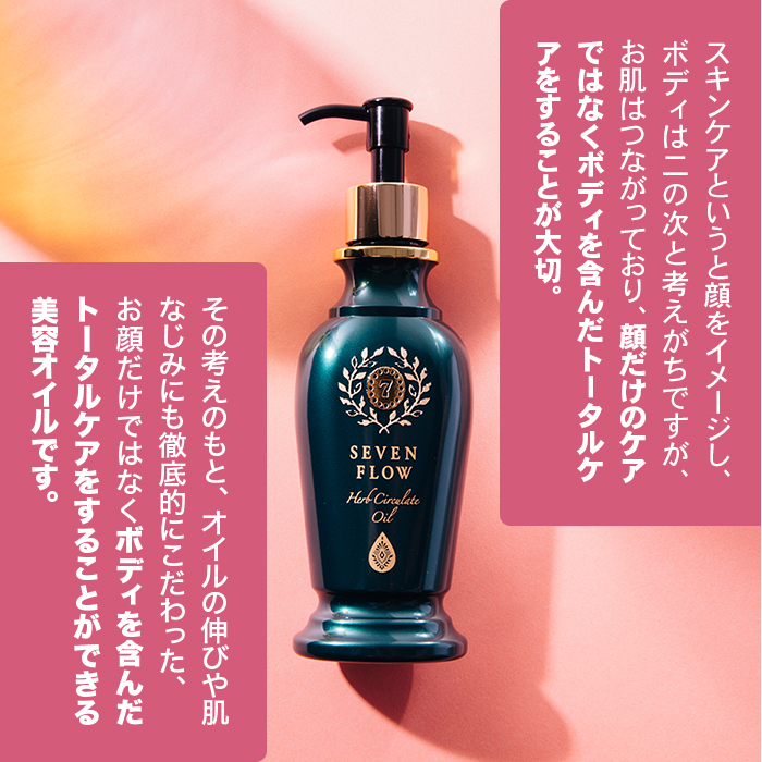 セブンフロー ハーブサーキュレイトオイル 150ml - フェイスジェル・ゲル