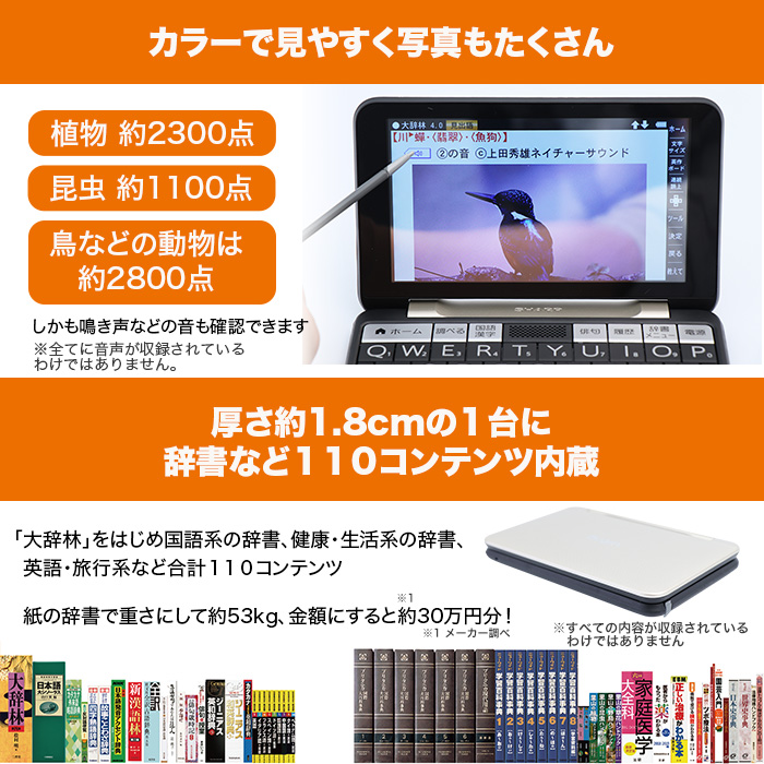 PC/タブレット 電子ブックリーダー シャープ カラー電子辞書 通販モデル
